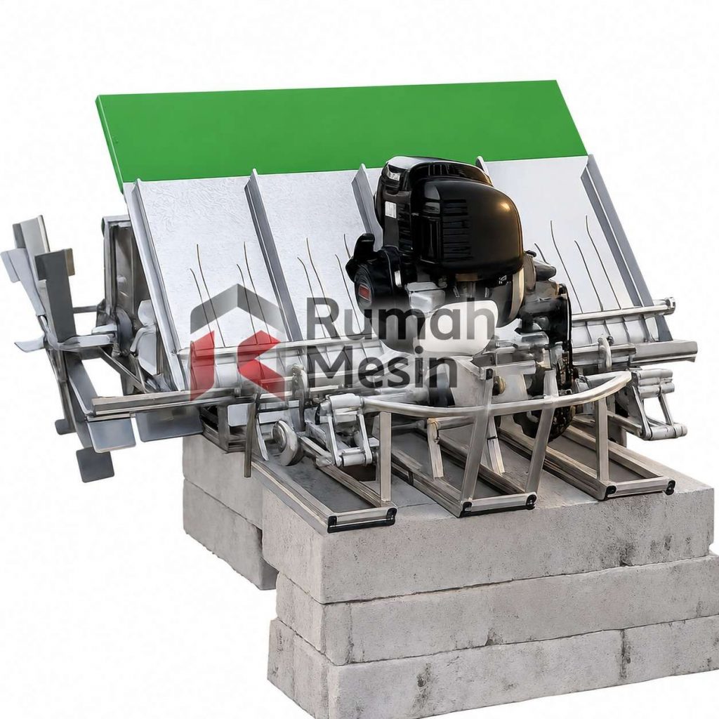 cara kerja mesin rice transplanter